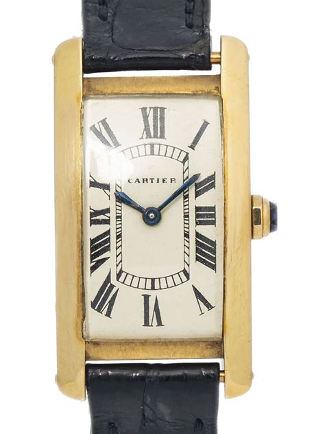 pre owned Cartier Tank americaine